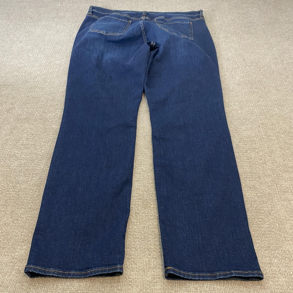 KUT From The Kloth Boyfriend Jeans Womens 16 Blue Dark Wash Mid Rise Stretch - Picture 4 of 11